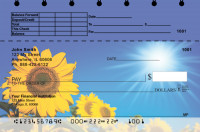 Sunflowers Top Stub Personal Checks  | TSNAT-08