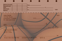 Basketball Top Stub Personal Checks | TSSPO-12