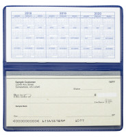 Royal Blue Vinyl Checkbook Cover | VCB-BLU01