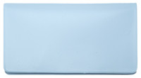 Baby Blue Vinyl Checkbook Cover | VCB-BLU02