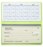 Spring Green Vinyl Checkbook Cover | VCB-GRN02