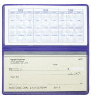 Purple Vinyl Checkbook Cover | VCB-PUR01