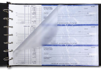 Frosted Business Check Divider | VCP-02