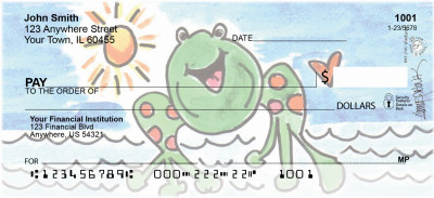 Marina Frog Personal Checks by Amy S. Petrik | AMY-10