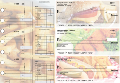 American Cuisine Disbursement Payroll Designer Business Checks | BU3-7CDS01-FSP