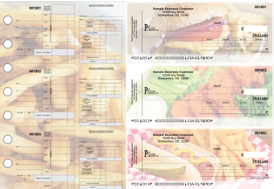 American Cuisine Itemized Disbursement Payroll Designer Business Check | BU3-7CDS01-IDP