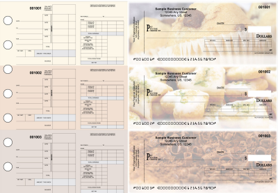 Bakery Itemized Disbursement Payroll Designer Business Checks | BU3-7CDS02-IDP