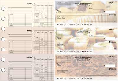 Bakery Multipurpose Invoice Payroll Designer Business Checks | BU3-7CDS02-MIP