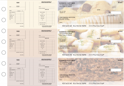 Bakery Multi-Purpose Salary Voucher Business Checks | BU3-7CDS02-MPS