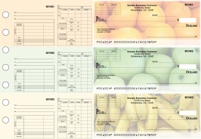 Fruit Multipurpose Invoice Payroll Designer Business Checks | BU3-7CDS03-MIP