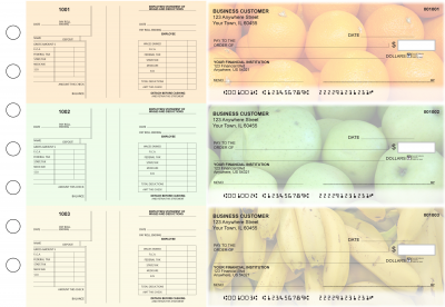 Fruit Multi-Purpose Salary Voucher Business Checks | BU3-7CDS03-MPS