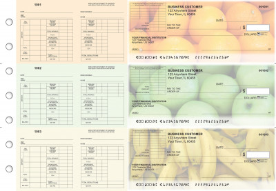 Fruit Multi-Purpose Corner Voucher Business Checks | BU3-7CDS03-MPV