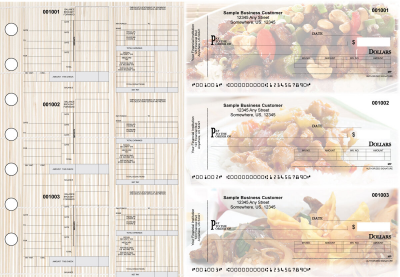 Chinese Cuisine Itemized Disbursement Payroll Designer Business Checks | BU3-7CDS04-IDP