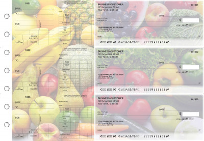 Fresh Produce Dual Purpose Voucher Business Checks | BU3-7CDS09-DPV