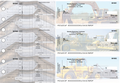 Construction Itemized Disbursement Payroll Designer Business Checks | BU3-7CDS10-IDP