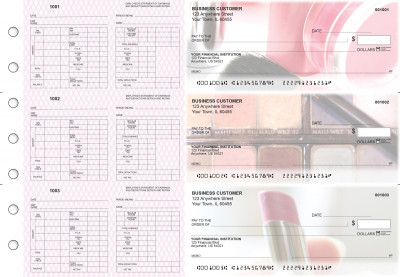 Makeup Multi-Purpose Hourly Voucher Business Checks | BU3-7CDS12-MPH