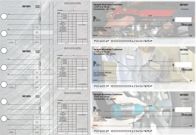 Mechanic Disbursement Payroll Designer Business Checks | BU3-7CDS13-FSP