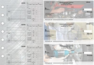 Mechanic Multipurpose Invoice Payroll Designer Business Checks | BU3-7CDS13-MIP