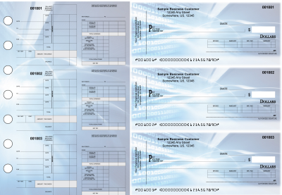 Digital Itemized Disbursement Payroll Designer Business Checks | BU3-7CDS15-IDP