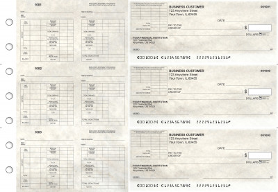 Granite Multi-Purpose Corner Voucher Business Checks | BU3-7CDS16-MPV