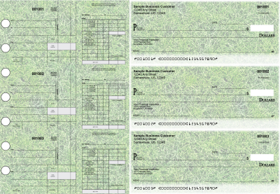 Grassy Disbursement Payroll Designer Business Checks | BU3-7CDS17-FSP