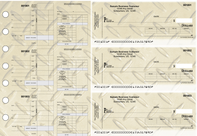 Iron Itemized Disbursement Payroll Designer Business Checks | BU3-7CDS18-IDP