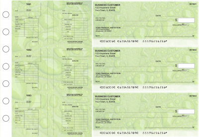 Leaf Multi-Purpose Salary Voucher Business Checks | BU3-7CDS19-MPS