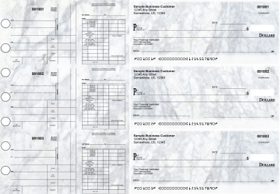 Marble Disbursement Payroll Designer Business Checks | BU3-7CDS20-FSP