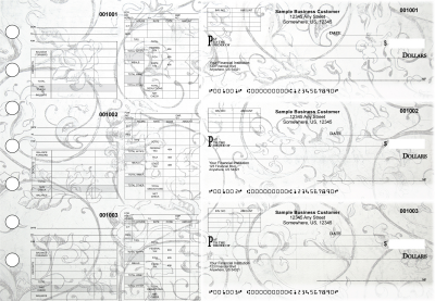 Vintage Multipurpose Invoice Payroll Designer Business Checks | BU3-7CDS25-MIP