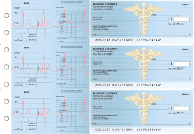 Medical Dual Purpose Voucher Business Checks | BU3-7CDS30-DPV