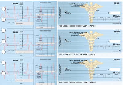 Medical Itemized Disbursement Payroll Designer Business Checks | BU3-7CDS30-IDP