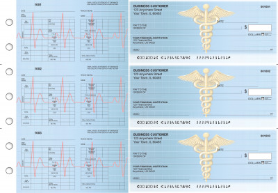 Medical Multi-Purpose Hourly Voucher Business Checks | BU3-7CDS30-MPH