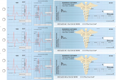 Medical Payroll Invoice Business Checks | BU3-7CDS30-PIN