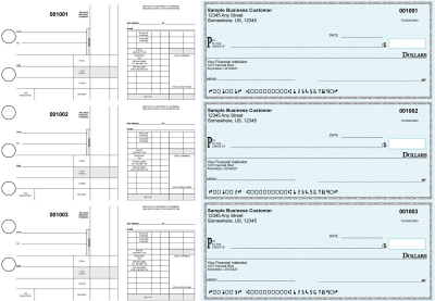 Teal Safety Disbursement Payroll Business Checks | BU3-7ESF01-FSP