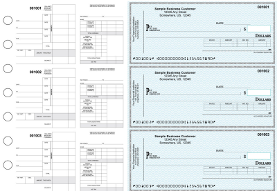 Teal Safety Itemized Disbursement Payroll Business Checks | BU3-7ESF01-IDP