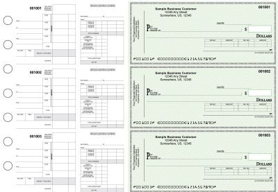 Green Safety Itemized Disbursement Payroll Business Checks | BU3-7GRN01-IDP