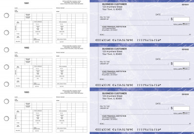 Blue Marble Multi-Purpose Counter Signature Business Checks | BU3-7LMA01-MPC