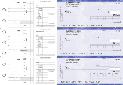 Blue Marble Payroll Invoice Business Checks | BU3-7LMA01-PIN