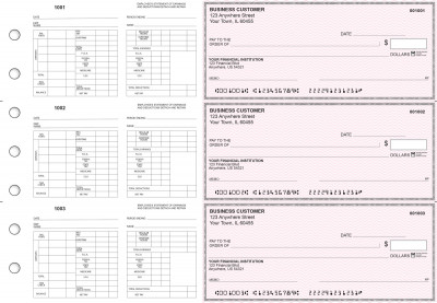 Pink Safety Multi-Purpose Hourly Voucher Business Checks | BU3-7PSF01-MPH