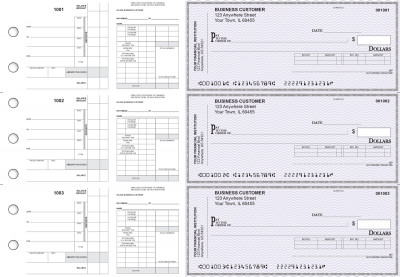 Purple Safety Payroll Invoice Business Checks | BU3-7USF01-PIN