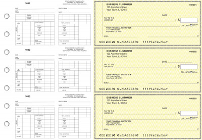 Yellow Safety Multi-Purpose Counter Signature Business Checks | BU3-7YEL01-MPC