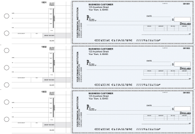 Blue Safety Invoice Business Checks | BU3-BLU01-INV