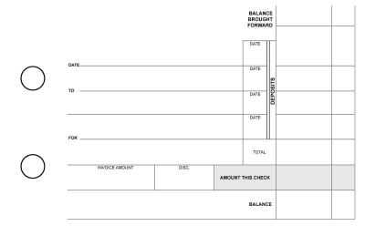 Burgundy Marble Invoice Business Checks | BU3-BMA01-INV