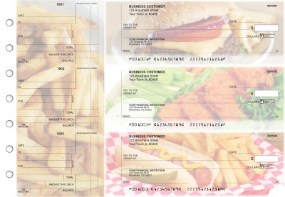 American Cuisine Standard Counter Signature Business Checks | BU3-CDS01-SCS