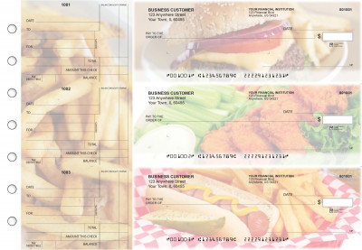 American Cuisine Standard Mailer Business Checks | BU3-CDS01-SML