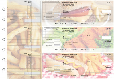 American Cuisine Itemized Invoice Business Checks | BU3-CDS01-TNV