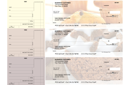 Bakery Standard Counter Signature Business Checks | BU3-CDS02-SCS