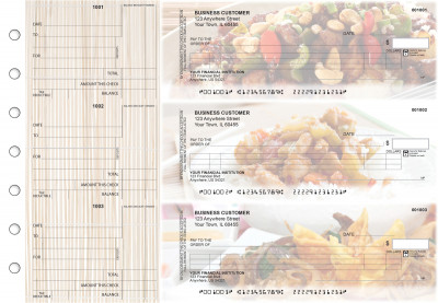 Chinese Cuisine Itemized Counter Signature Business Checks | BU3-CDS04-ICS