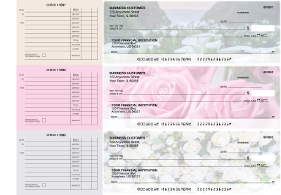 Florist Accounts Payable Designer Business Checks | BU3-CDS11-DED