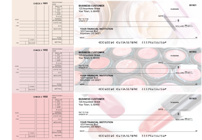 Makeup Multi Purpose Designer Business Checks  | BU3-CDS12-DEP